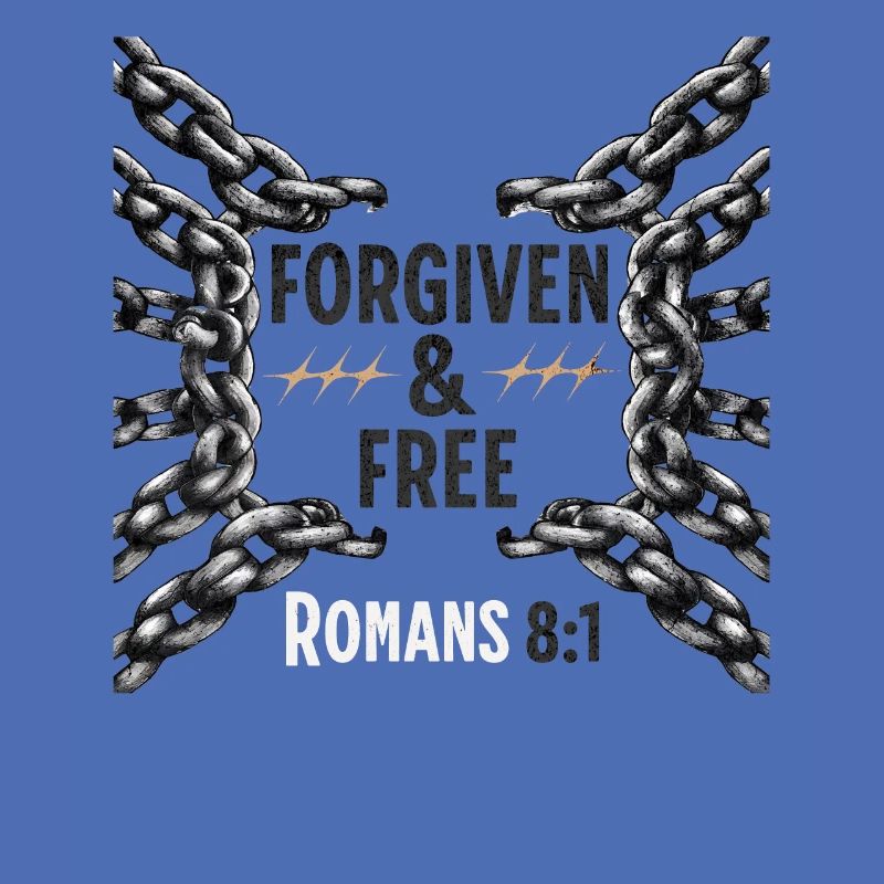 Forgiven and Free Romans 8:1 Broken Chains