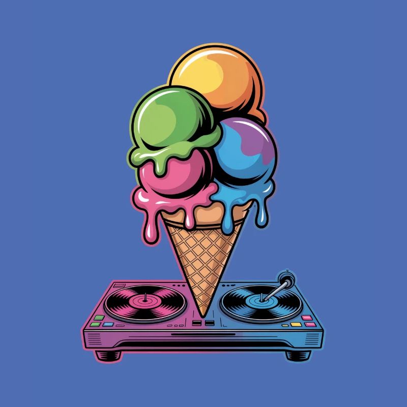 DJ Eiscreme Beats Musik Spaß