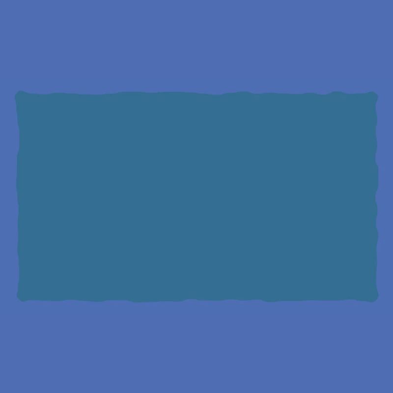 Cherry - rectangle blue