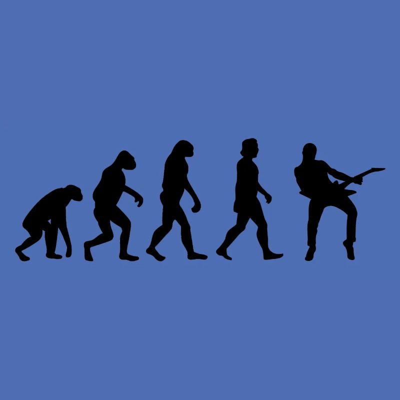 Gitarrist Evolution E-Gitarre Band Geschenk