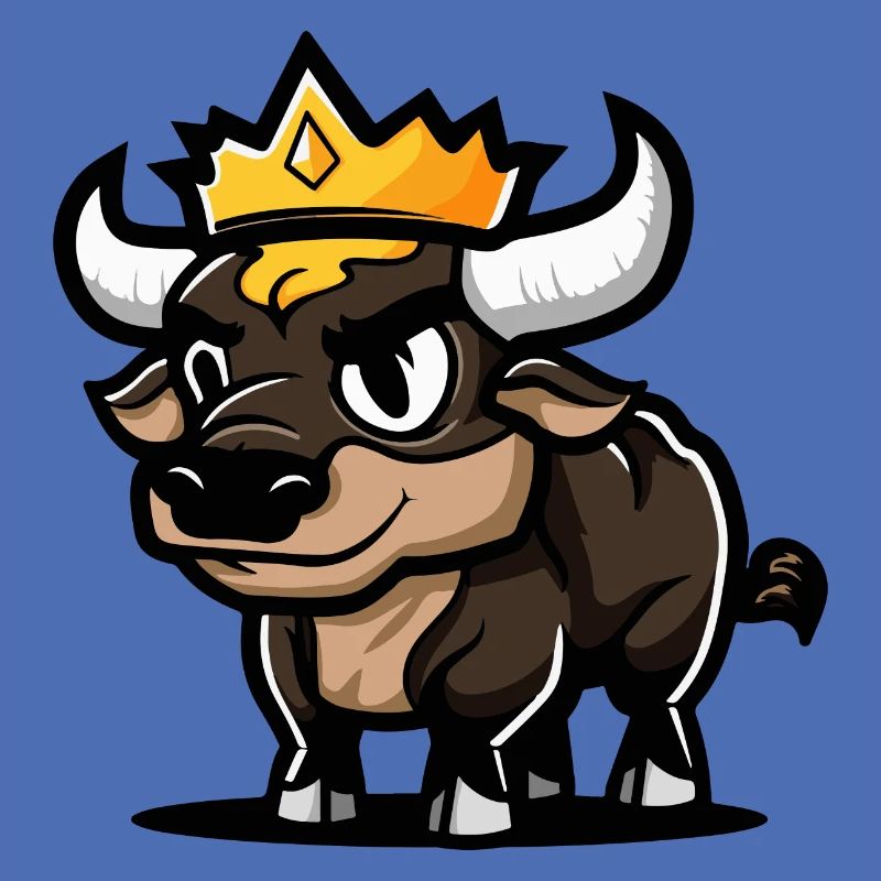 Stier Comic Krone