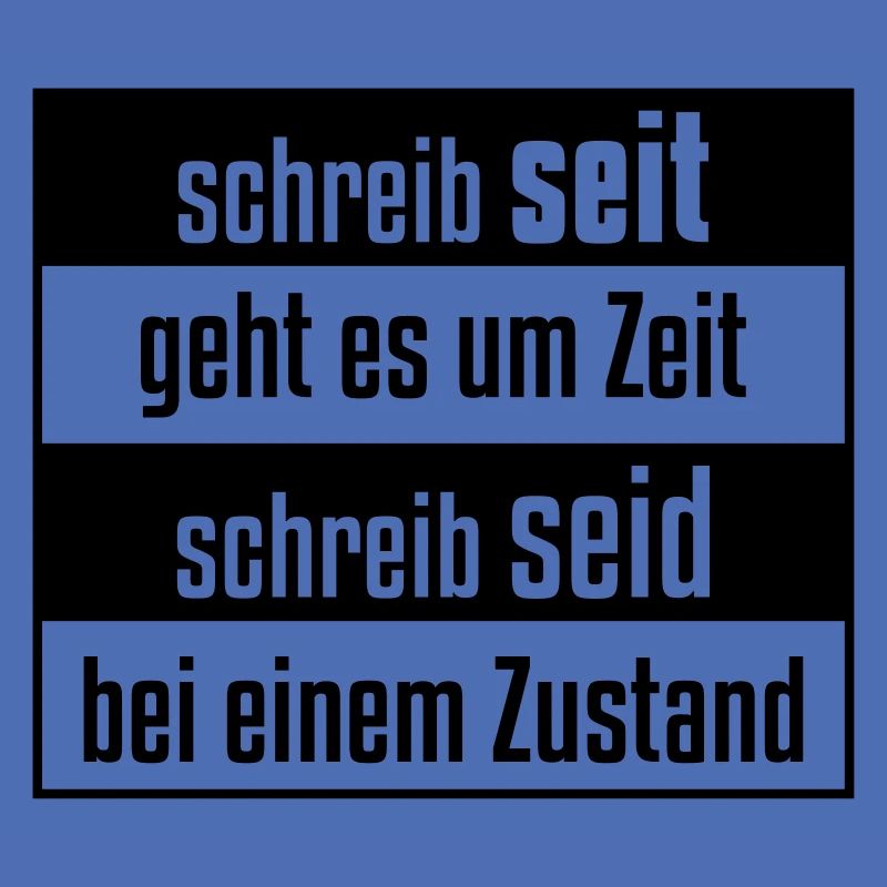 Schreibt man seit oder seid?