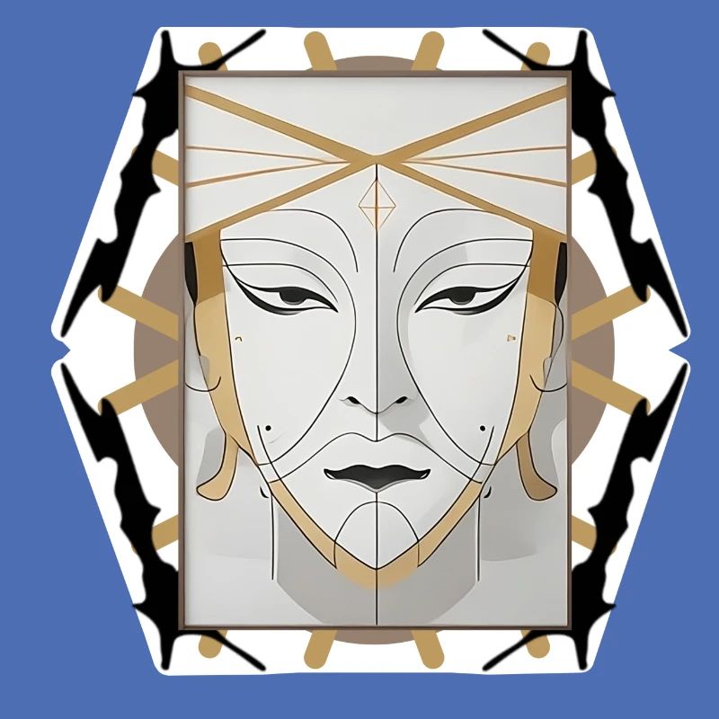 Visage de style boho