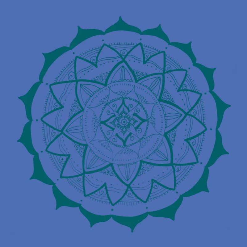Mandala 16 in petrol