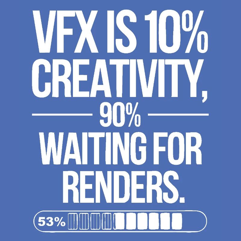 VFX, c’est 10% de créativité et 90% d’attente de rendu