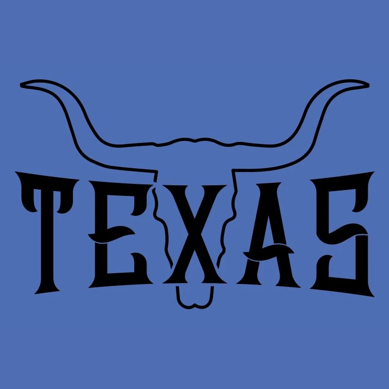 texas bulle skeleton symbol