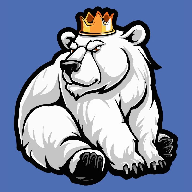 Eisbär Comic Krone