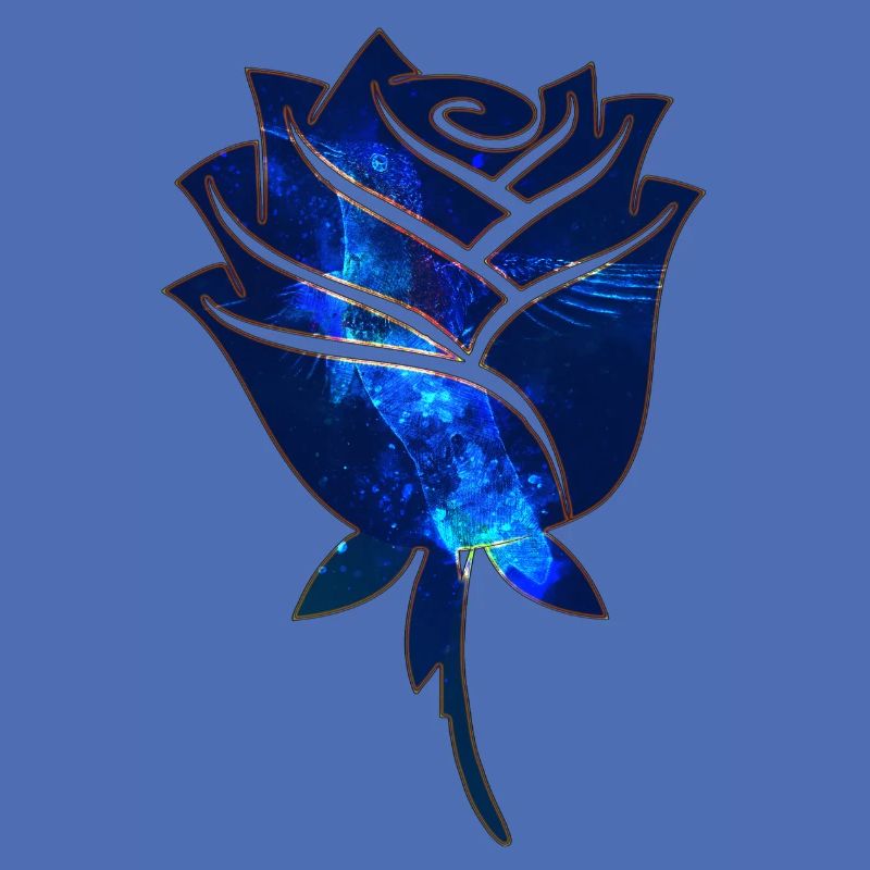 Blaue Rose