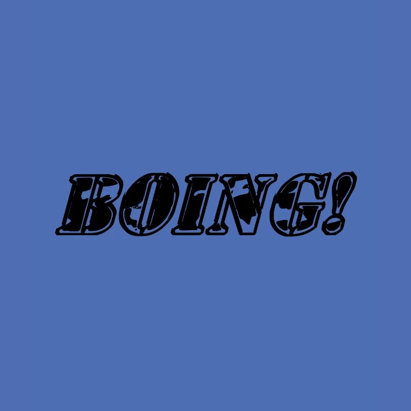 Boing ! C’est un sort de BD. C’est un sort de dessin animé.