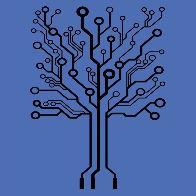 Baum aus Platine - Computerbaum