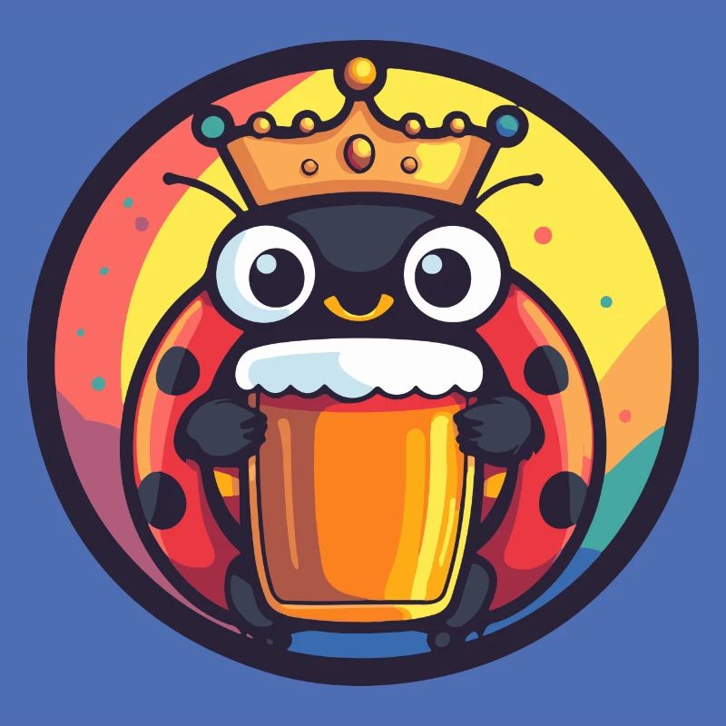 Marienkäfer Bier Comic