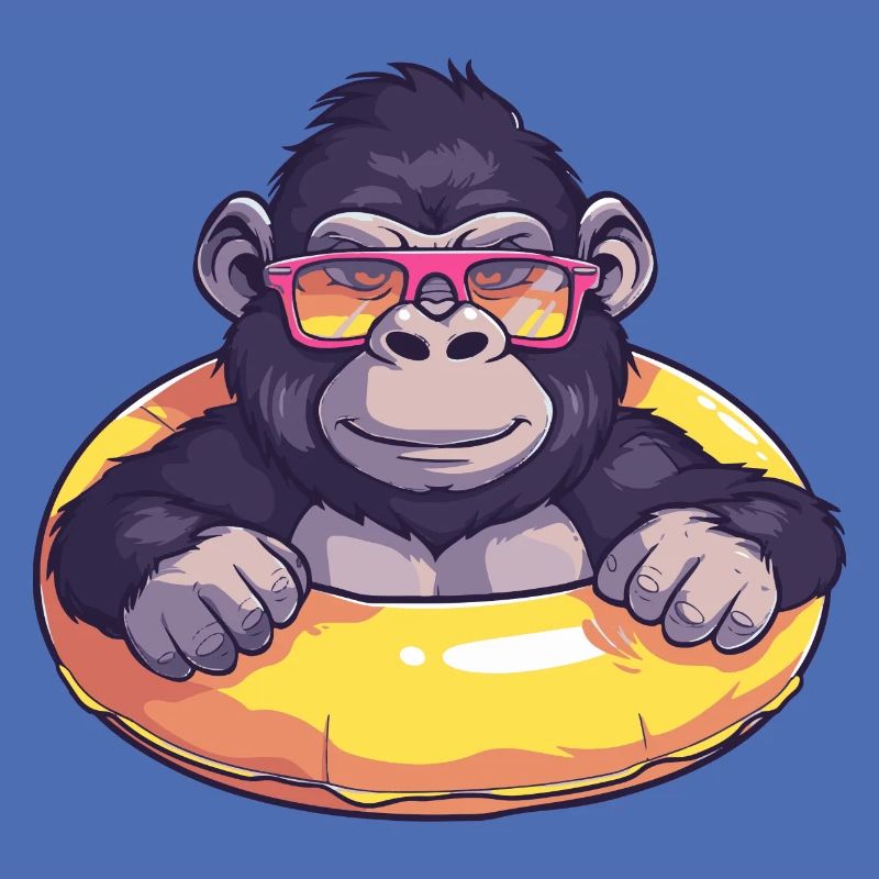 Gorilla Sommer Comic