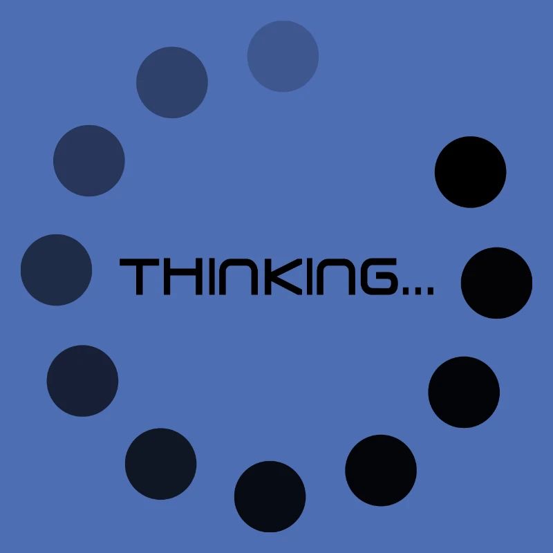 Thinking Ladeanzeige Geschenk