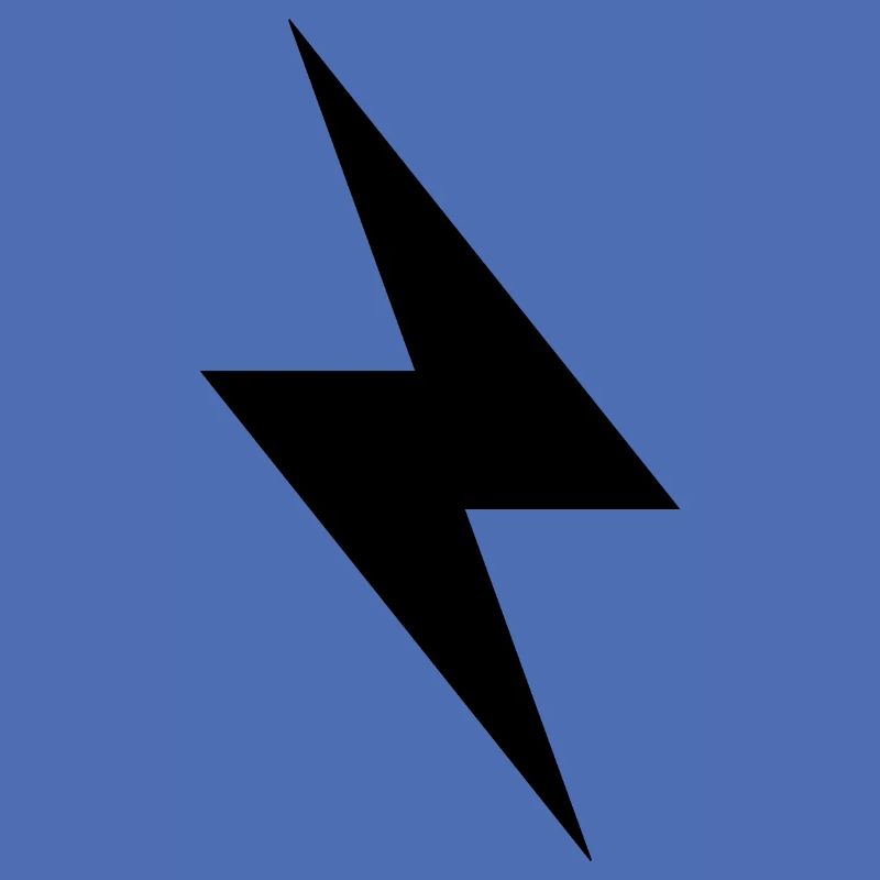 Blitz Design / schwarzer Blitz