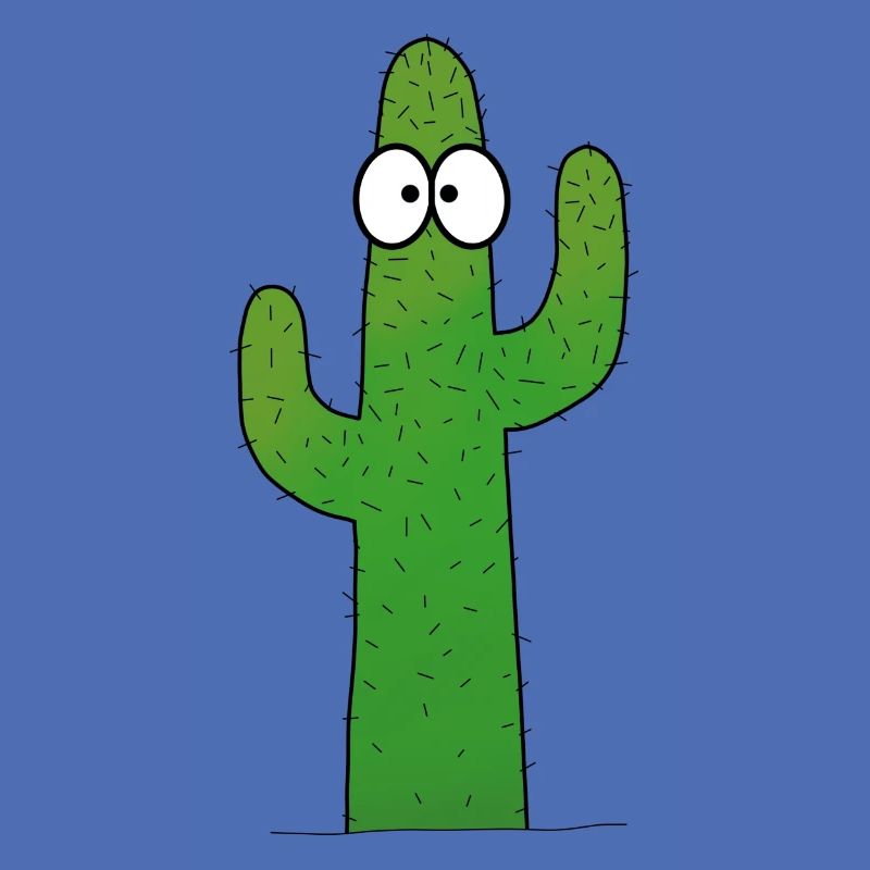 Cactus with Face