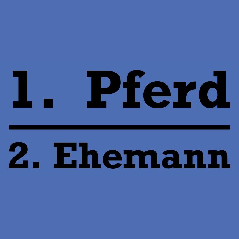 Pferd vor Ehemann