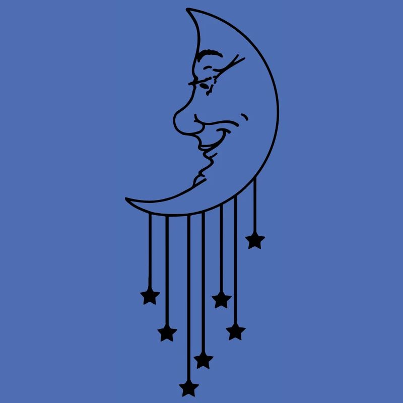 Moon Star - mond (1c)
