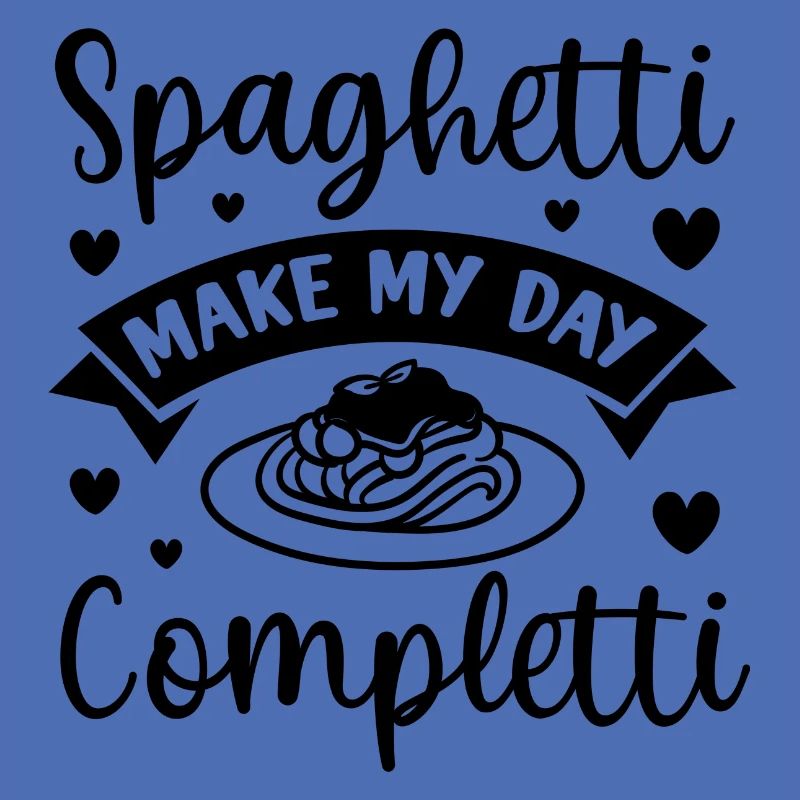 Zitat „Spaghetti Make Me Completti Ironic Pasta“