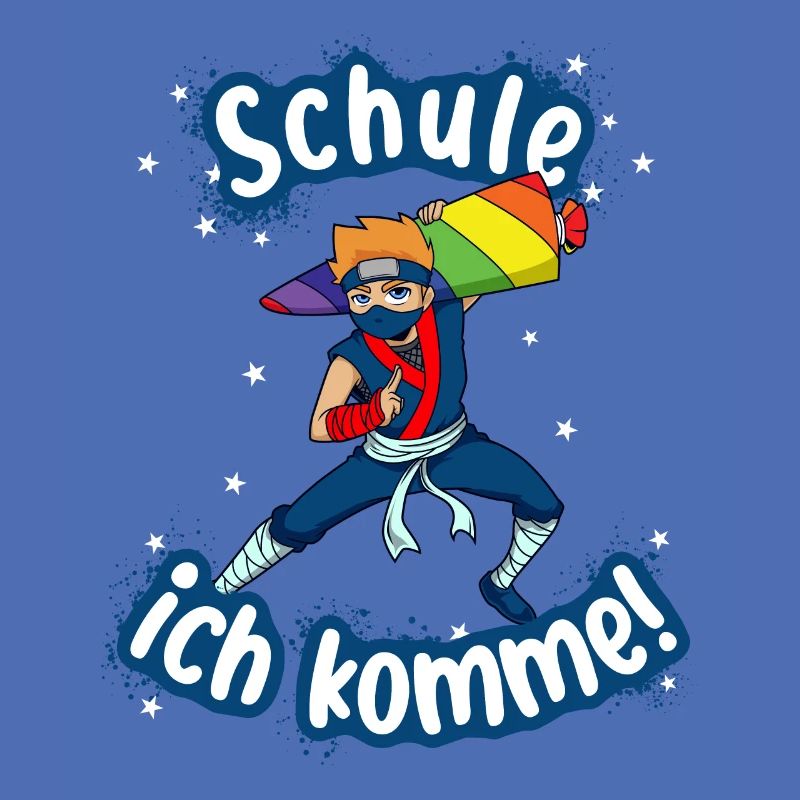 Schule ich komme - Ninja Schulanfang Einschulung
