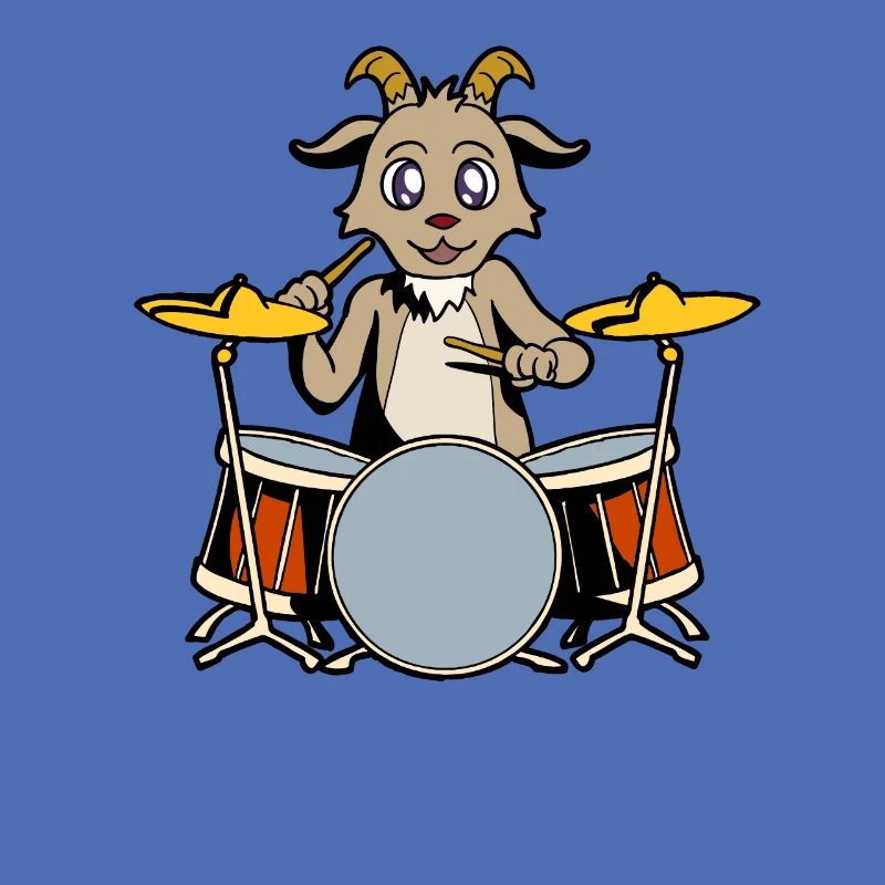 Batteur de chèvre comique