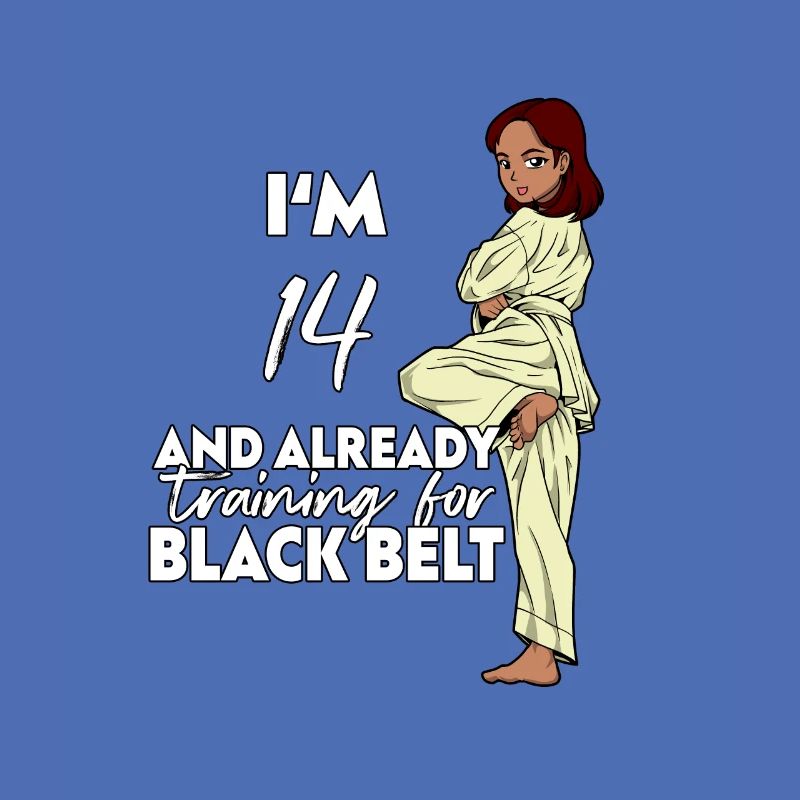 Ich bin 14 - Mädchen Karate