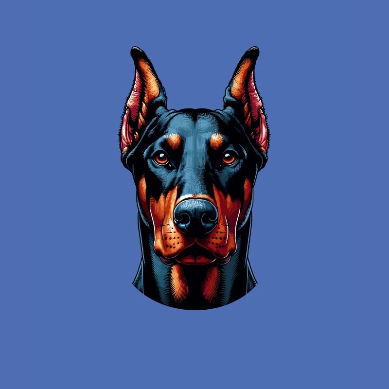 Hundegesicht - Dobermann