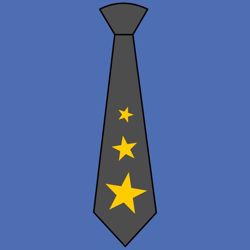 Krawatte mit Sternen