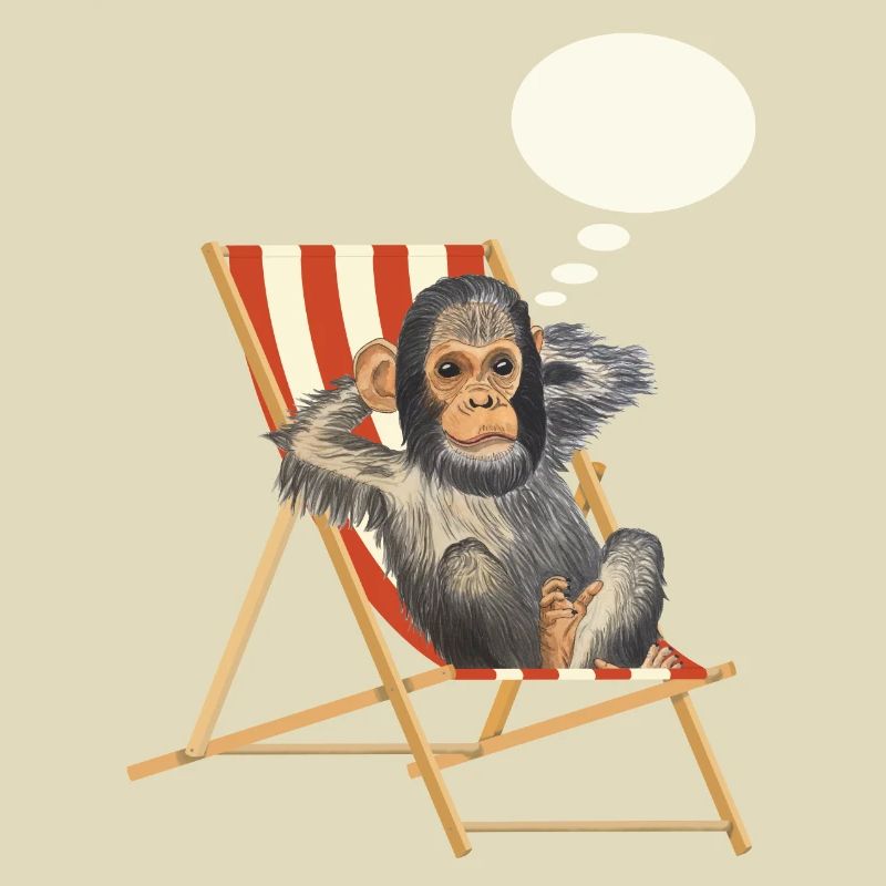 Monkey Dream Holiday Deckchair