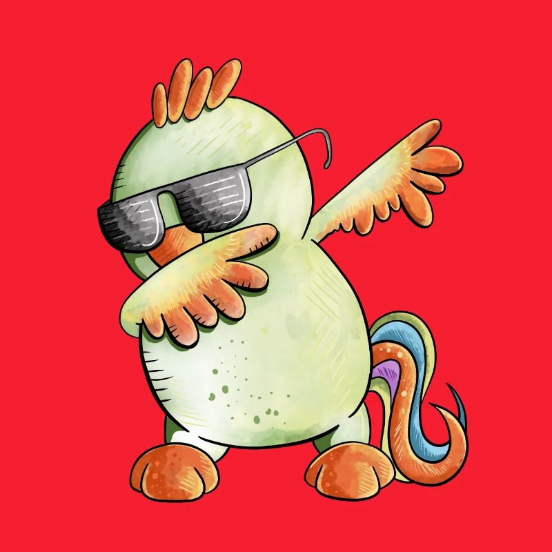 Dab Dance Rooster I Dabbendes Chicken