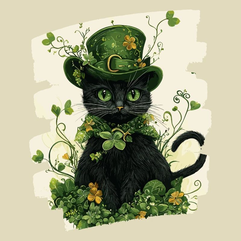Chat de la Saint-Patrick