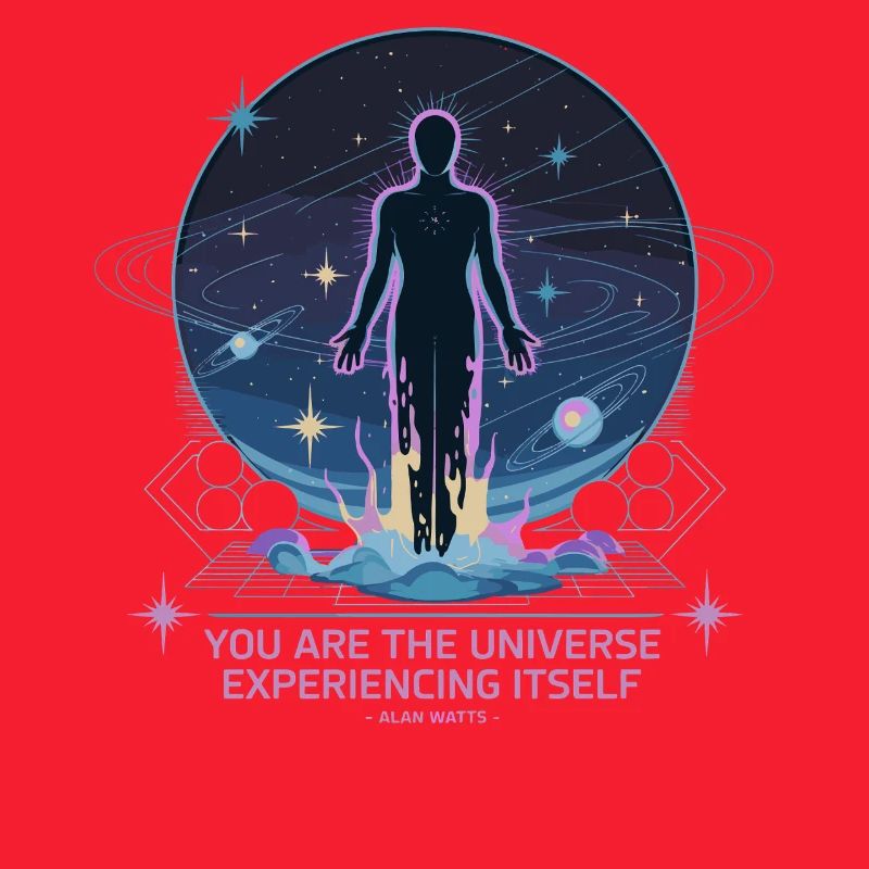 Être céleste | Alan Watts Citation Conception
