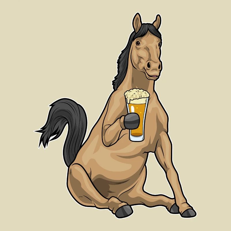 Pferd Bier