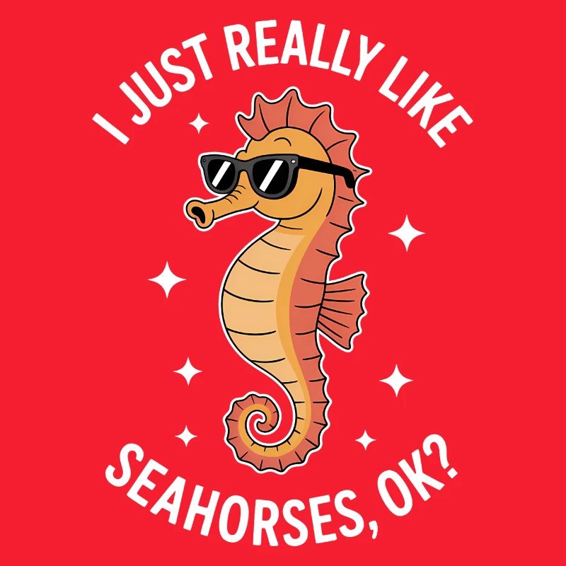 Hippocampe qui dit un drôle d’hippocampe Cadeau