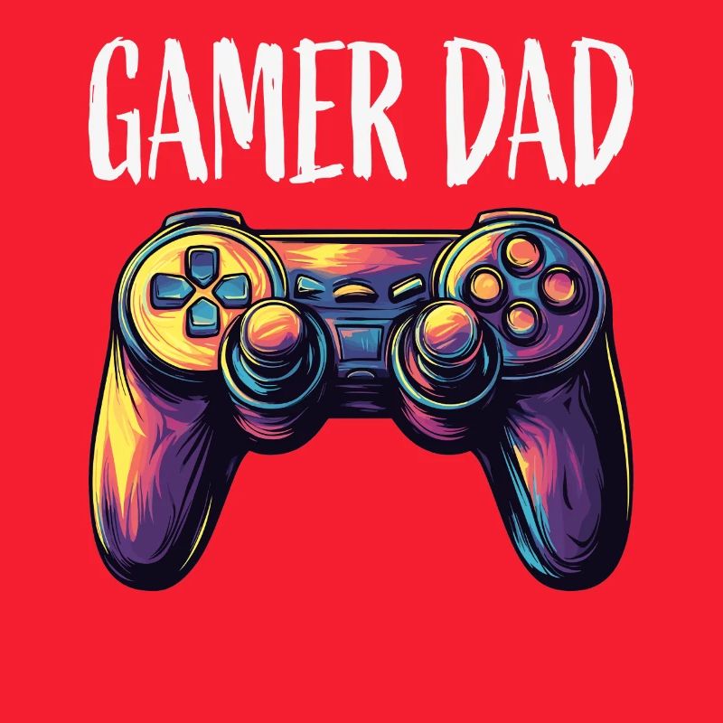 Gamer Dad Controller Neon
