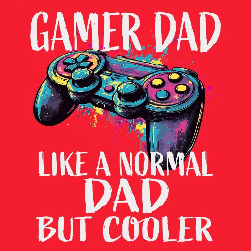 Gamer Dad Cooler Controller Splash