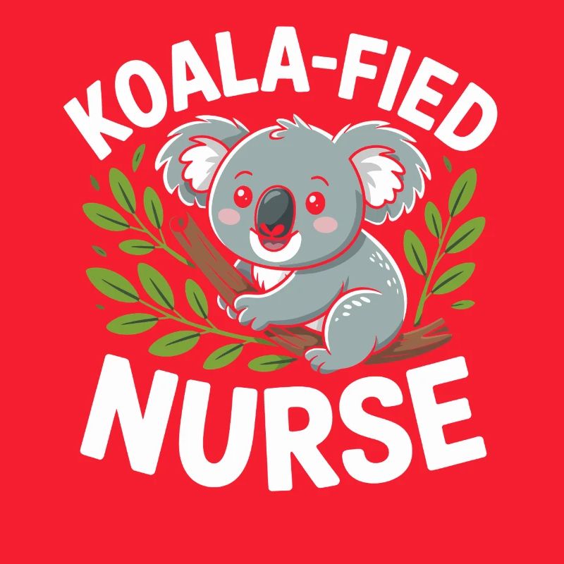 Koala-Krankenschwester im Baum
