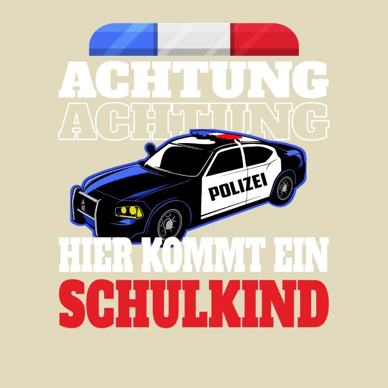 Polizeiauto Warnung Schulkind