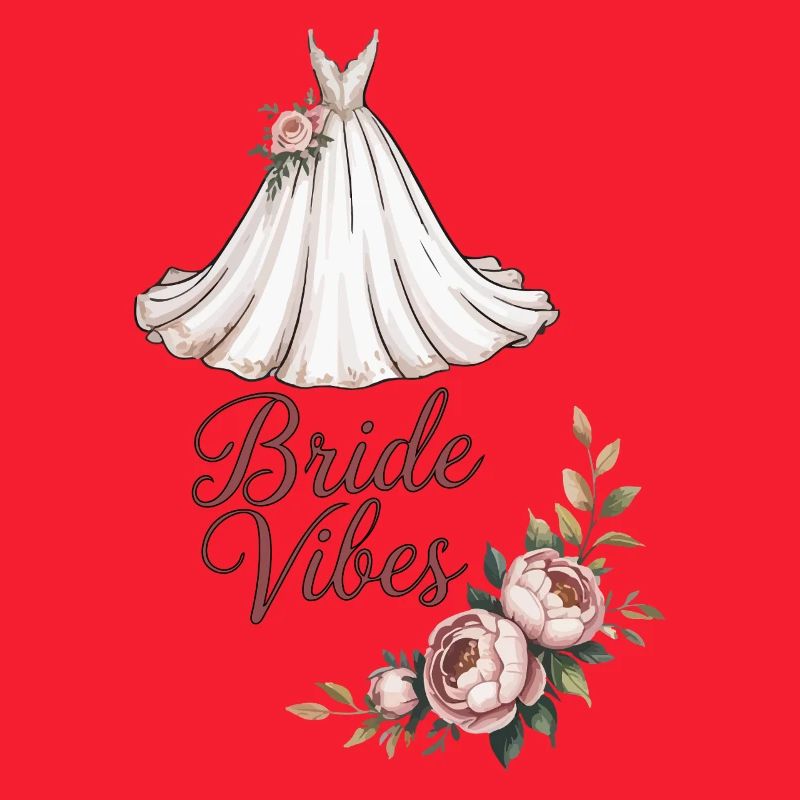 Bride Vibes Blumenkleid