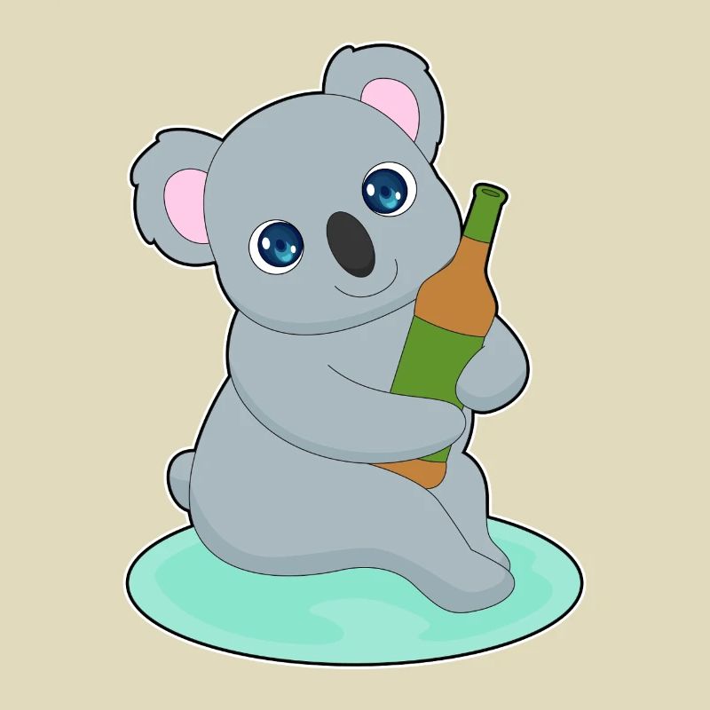 Koala Flasche Bier