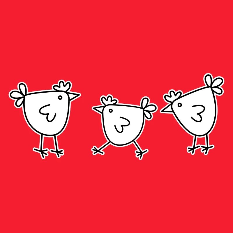 3 chickens hens feathered cattle