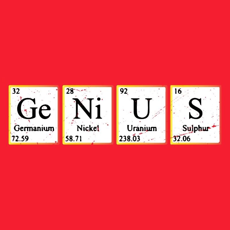 Genius Periodic Table Elements Chemistry