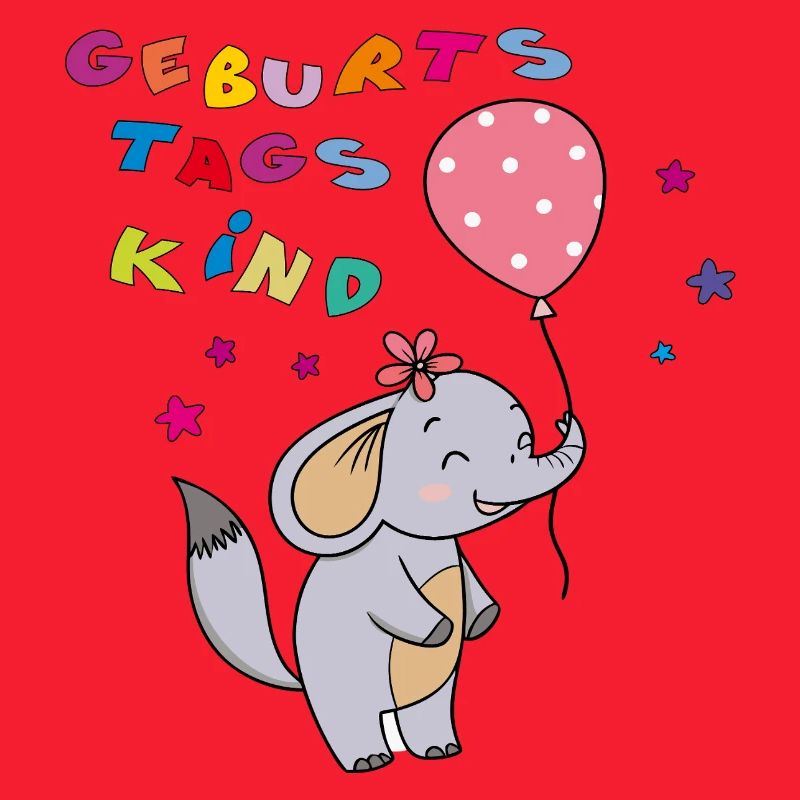 Geburtstagskind Elefant 