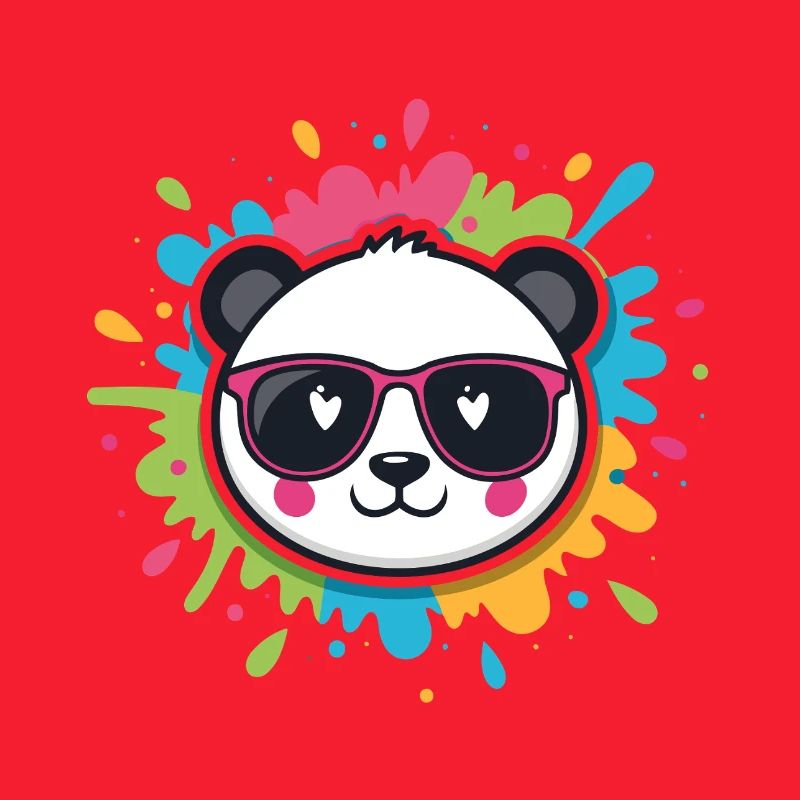 Panda Pop Farb-Spritzbrille
