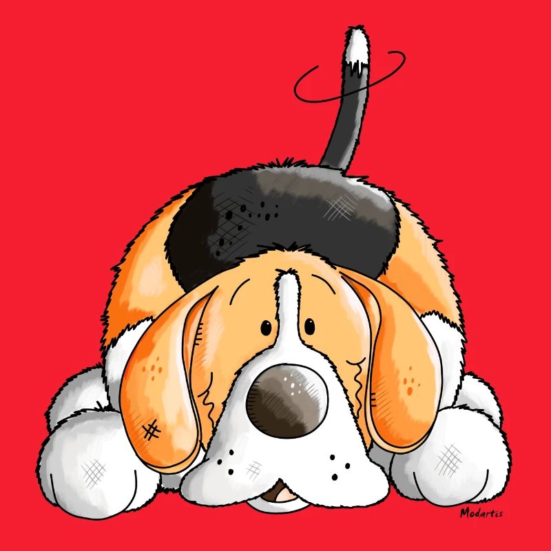 Verträumter Beagle