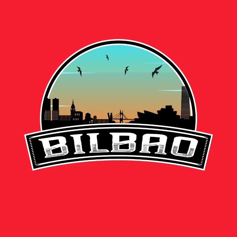Bilbao Spanien Skyline Spanisches Souvenir