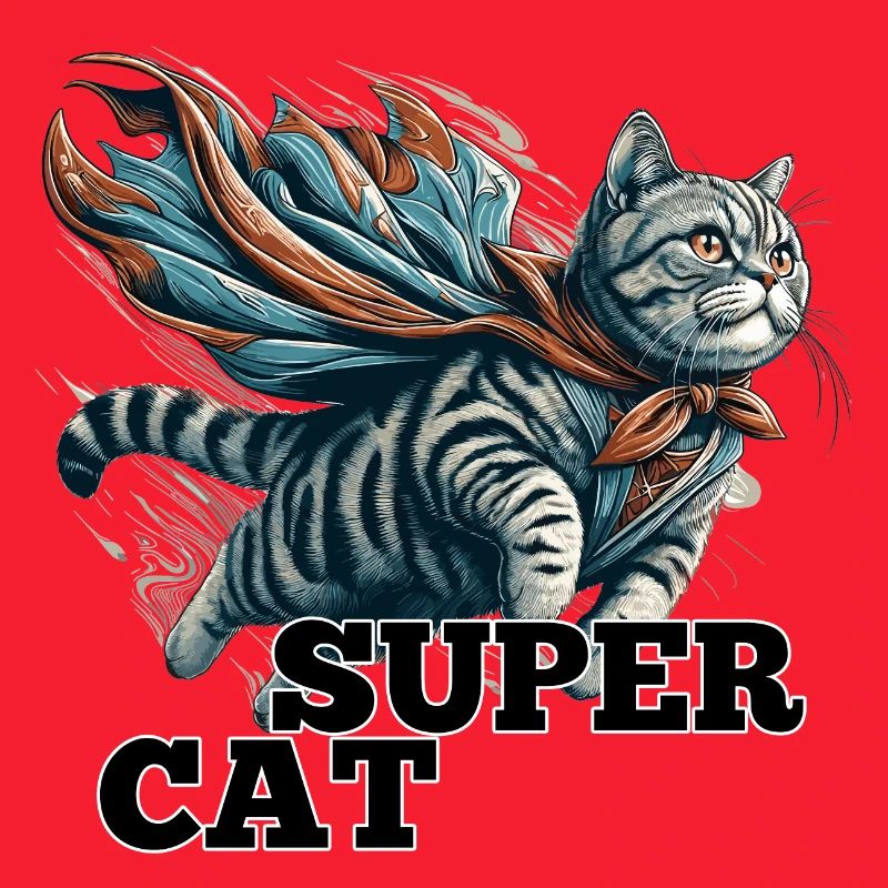 Super Katze Britisch Kurzhaar BKH getigert
