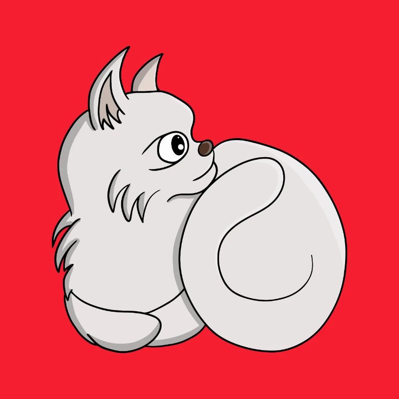 Neugierige Katze