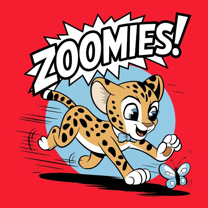 Zoomies – Guépard à la poursuite d’un papillon