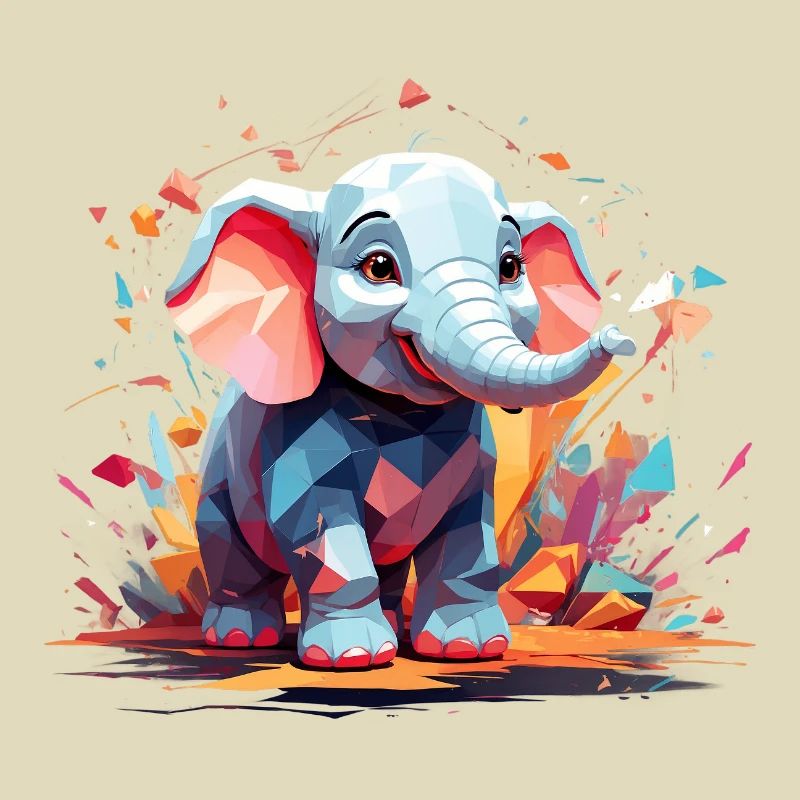 Elephant Color Explosion