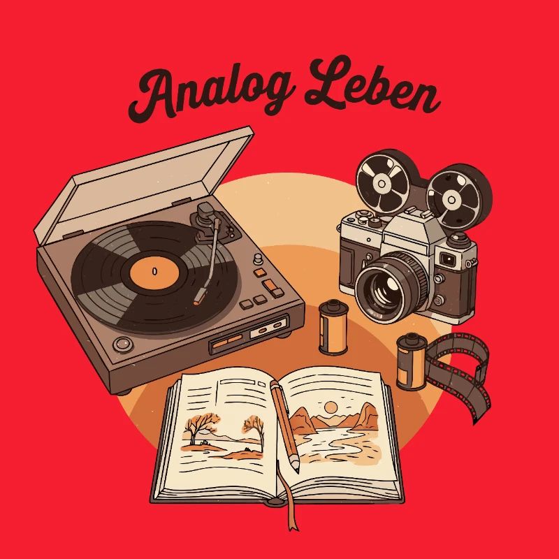 Analog Leben Retro Technik & Natur